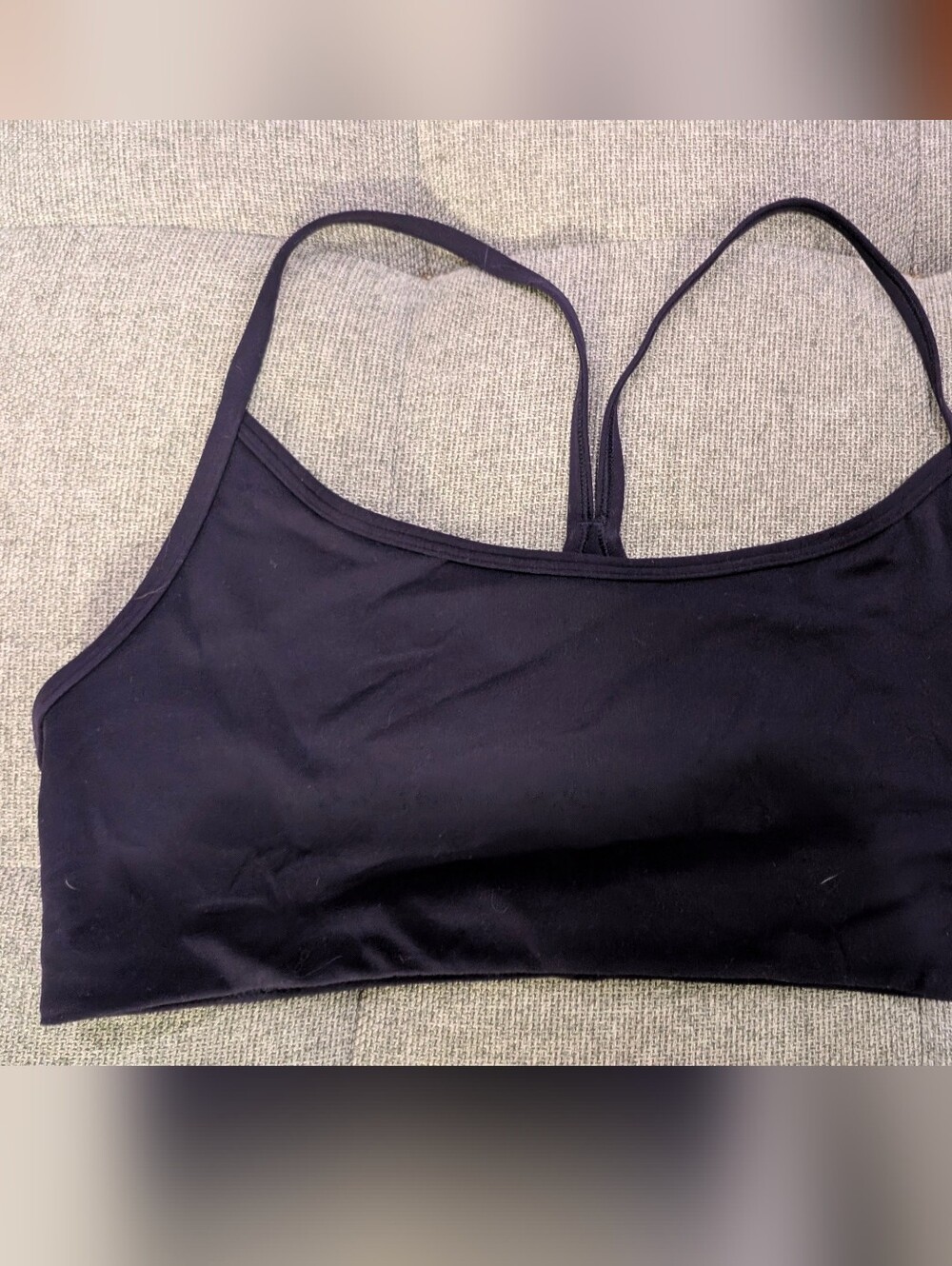 Vuori Navy Women's Racerback Sports Bra